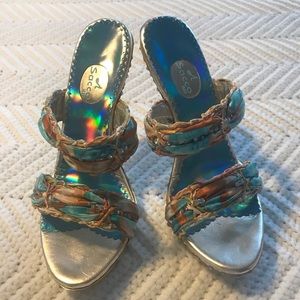 Jeweled Sacco Dressy Heels